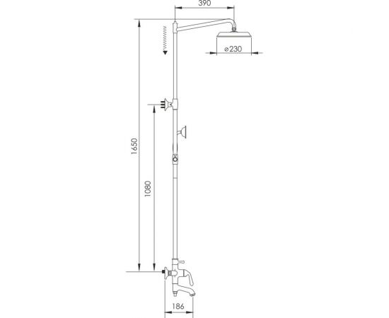 Душевая система Rose R0236Q – изображение 2