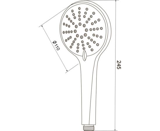 Лейка для душа OLIVES D123 – изображение 6