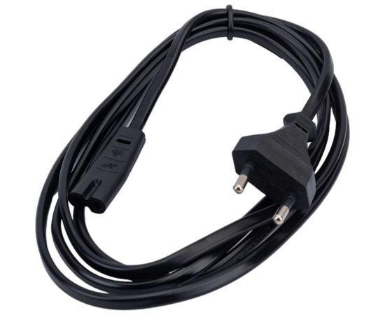 Сетевой кабель Wize CAC10-EU-C7-1.8M 1.8 м, Евровилка 2 pin - C7, 10 А, черный, пакет \6\ 121665 – изображение 4