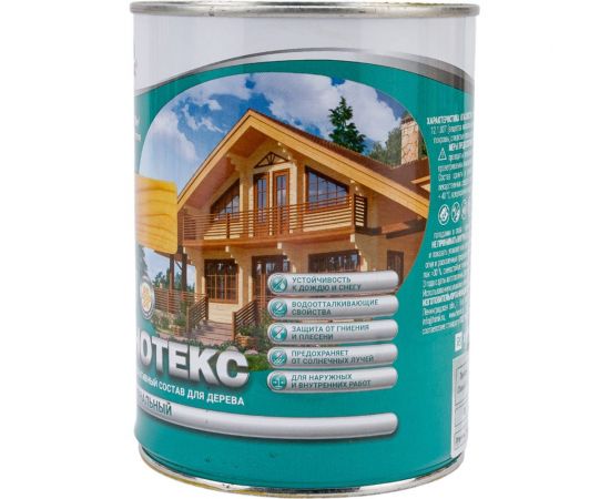 Защитно-декоративный состав для дерева KRONA Тонотекс (сосна; 0,9 л) 66303707 – изображение 4