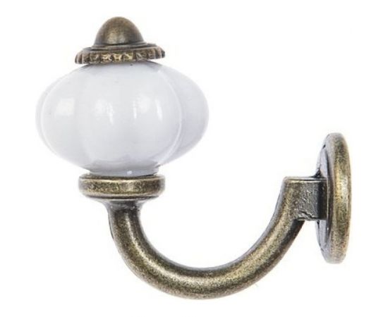 Мебельный крючок ТУНДРА VINTAGE013, однорожковый, цвет бронза 3818488 – изображение 4