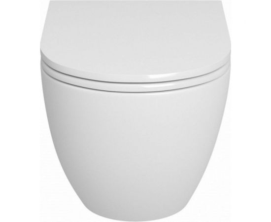 Приставной унитаз Teymi Lina HD безободковый, сиденье микролифт T40104 ЦБ-00265406 – изображение 6