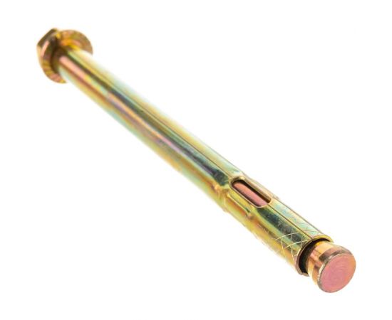 Анкерный болт с гайкой Зубр 10 x 125 мм, 40 шт, желтопассивированный, Профессионал 302342-10-125 – изображение 4