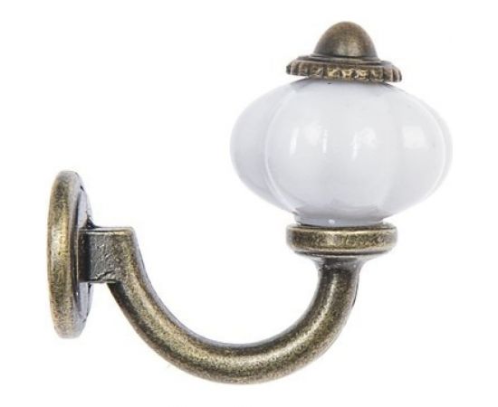 Мебельный крючок ТУНДРА VINTAGE013, однорожковый, цвет бронза 3818488 – изображение 5