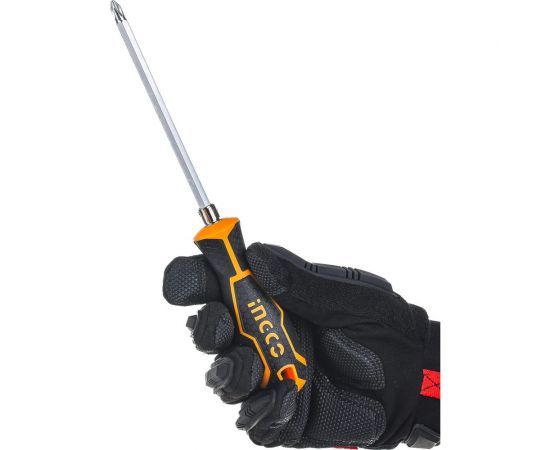 Двухсторонняя отвёртка INGCO 2 в 1 PH2+SL6 INDUSTRIAL AKISD0201 – изображение 3