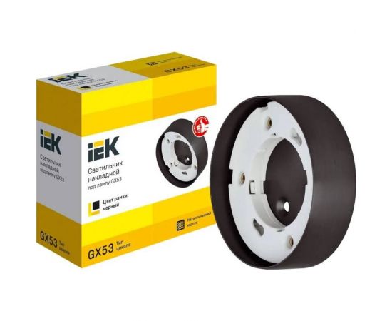 Накладной светильник IEK Lighting 4113 под лампу gx53 черный LUPB0-GX53-1-K02 – изображение 3