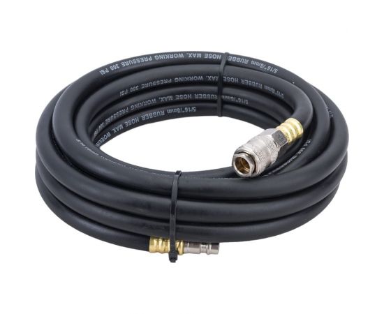 Шланг резиновый с быстроразъемными соединениями 5 м. 15x8 мм PI TOOLS 0489 – изображение 4