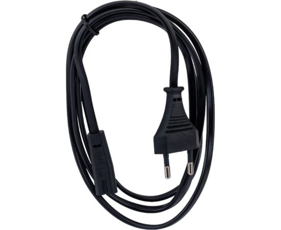Сетевой кабель Wize CAC10-EU-C7-1.8M 1.8 м, Евровилка 2 pin - C7, 10 А, черный, пакет \6\ 121665 – изображение 3