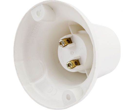 Патрон-стойка ООО "ОПТИКОМ ЭЛЕКТРИК" Е27 белый прямой 8810.0227 – изображение 4