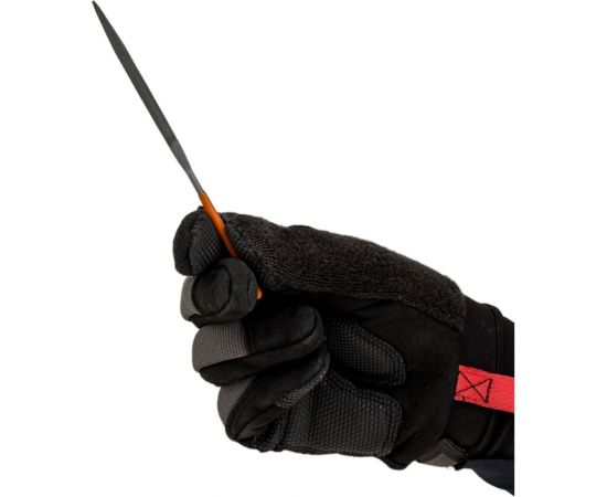 Набор надфилей TDM 10 шт, O3 мм, длина 140 мм, пластиковая рукоятка, Рубин SQ1026-0303 – изображение 2