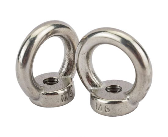 Нержавеющая рым-гайка KREPFIELD М6, ART 582, А2, 2 шт. 582А2РЫМГАЙКАМ6-2 – изображение 3