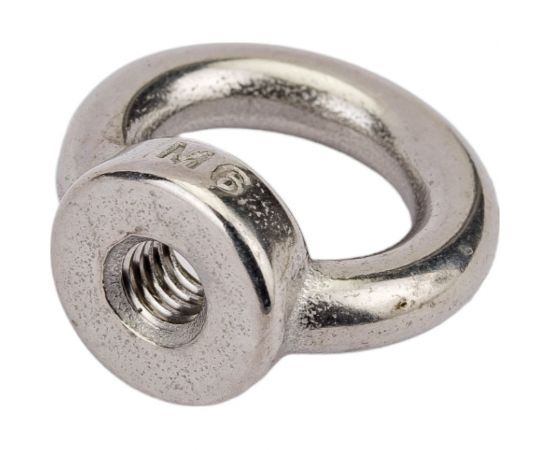 Нержавеющая рым-гайка KREPFIELD М6, ART 582, А2, 6 шт. 582А2РЫМГАЙКАМ6-6 – изображение 2