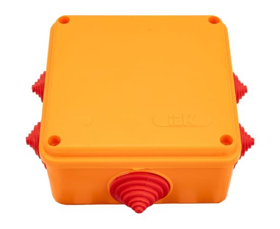 Распределительная огнестойкая коробка IEK ПС 100х100х50мм 6P 4мм2 IP55 6 вв. UKF30-100-100-050-6-4-09 – изображение 5