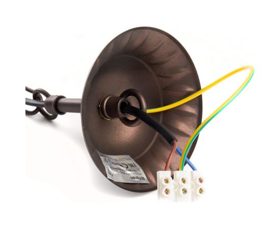 Садово-парковый светильник FERON PL695 на цепочке 60W 230V E27, коричневый 11697 – изображение 2
