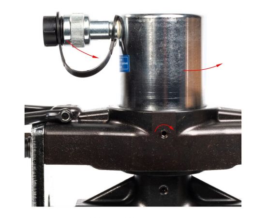Гидравлический пресс для гибки шин КВТ ШГ-200 NEO 85144 – изображение 2