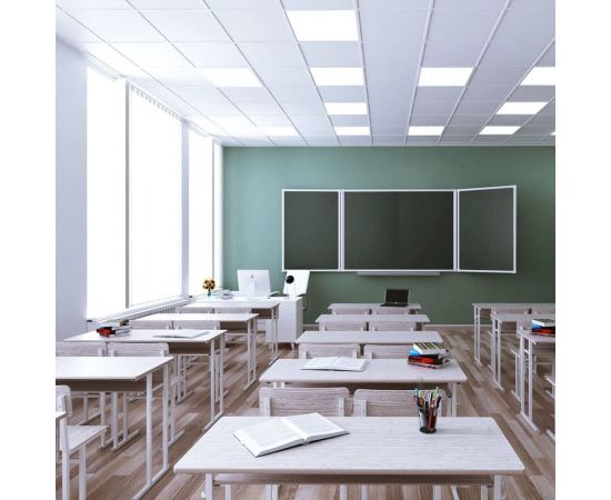 Универсальная светодиодная панель MASTER ДВО 48W-4000К-595x595x40-опа FERON 48786 – изображение 2