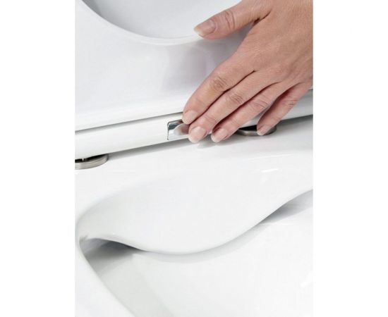 Приставной унитаз Teymi Lina HD безободковый, сиденье микролифт T40104 ЦБ-00265406 – изображение 4