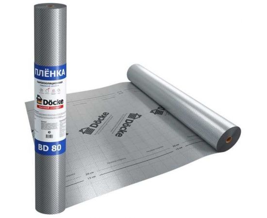 Гидро-пароизоляционная пленка DOCKE BD 80 повышенной прочности, 70 кв.м ZMBJ-1099 