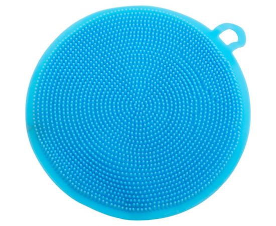 Губка для мытья посуды, фруктов и овощей ANTELLA силиконовая, 11 см., 34 г., 1 шт 25037 