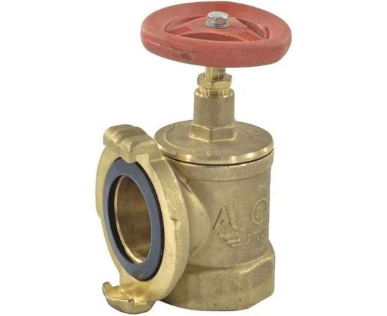 Пожарный клапан Апогей КПАЛ 65 латунный, с соединительной головкой 65 мм 110055 