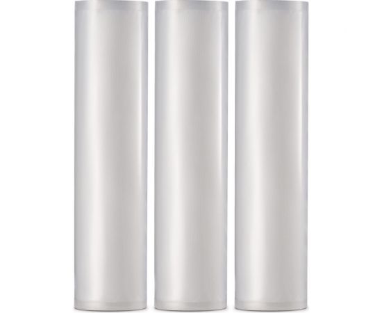 Пакеты для вакууматора SHINY KITCHEN рифленые, 28x500 см, 3 рулона 29606 