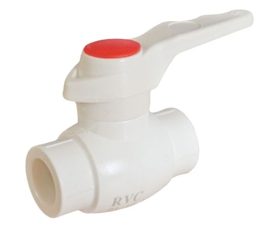 Шаровой кран Rvc ППРС полнопроходной 32 (шар латунный) 05710 