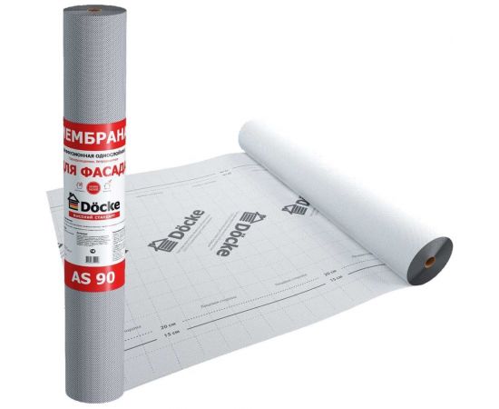 Диффузионная мембрана DOCKE АS 90 фасадная, 70 кв.м ZMAS-1099 