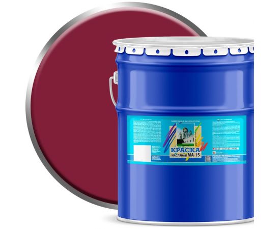 Масляная краска ABC FARBEN МА-15 (вишневый; 25 кг) 4300000309 