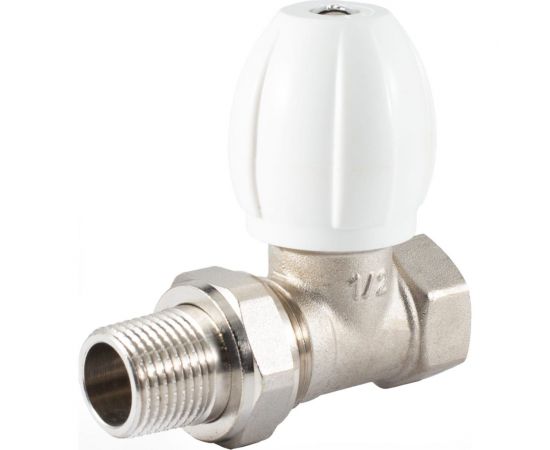 Клапан радиатора PROFACTOR регулирующий конусный затвор, прямой 1/2 PF RVS 372 