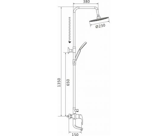 Душевая система SHEVANIK S9836F – изображение 11