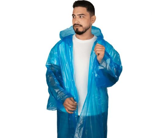 Плащ-дождевик SAMGRUPP полиэтиленовый, на кнопках, 59 гр 17032 – изображение 5