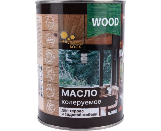 Колеруемое масло для террас и садовой мебели FARBITEX (сосна; 0.9 л) 4300005055 – изображение 5