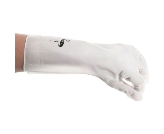 Перчатки Youll Love ПВХ, белые с фламинго, р.M/120/12 74975 – изображение 4