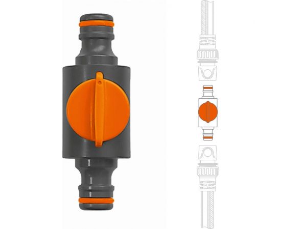 Двухсторонний коннектор (1/2""-3/4""; 13 мм- 19 мм) с регулировкой напора воды DAEWOO DWC 3105 – изображение 3