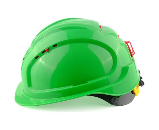Каска для работ на высоте РОСОМЗ СОМЗ-88 ЯМАЛ RAPID зеленая 788719V – изображение 5
