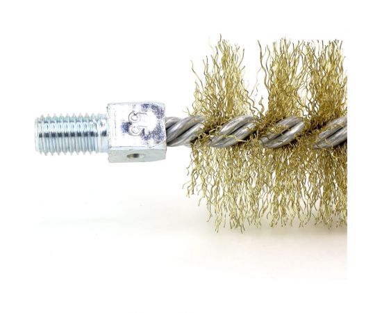 Ерш для очистки котлов, теплообменников, дымоходов SIT д55x95x160 латунированная сталь, 0.30, посадка М12 резьба 1957 – изображение 2