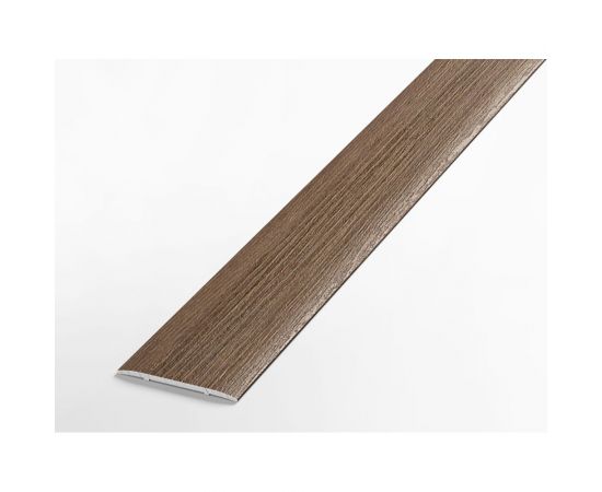 Порог прямой алюминиевый ЛУКА (35 мм, 1,8 м, ламинированный, Дуб мокко) УТ000020117 
