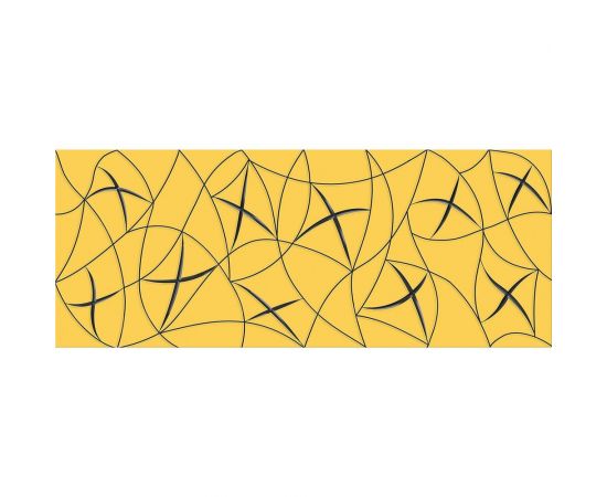 Декор Azori Ceramica vela ochra stella, 20.1x50.5 см, 1 шт. 587092001 