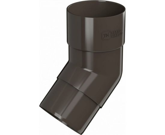 Колено трубы Технониколь (108 градусов; ПВХ; темно-коричневый; 1 шт) TN683358 