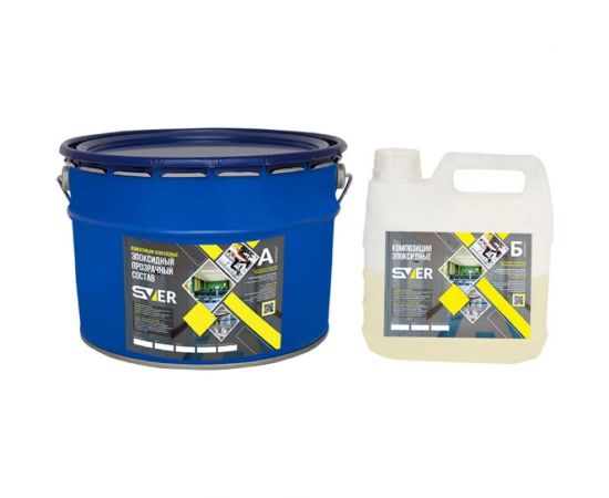 Эпоксидный прозрачный состав SVER 7.5 кг (5+2.5 кг) 1000146 