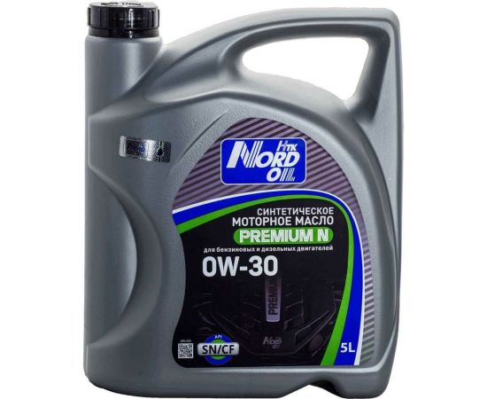 Моторное масло NORD OIL Premium N 0W-30 SN/CF 5л NRL093 