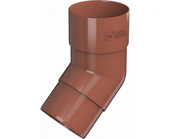 Колено трубы Технониколь (108 градусов; ПВХ; красный; 1 шт) TN519645 