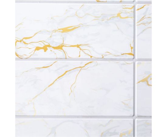 Панель на стену из ПВХ GRACE 955х480 мм Плитка Мраморный фьюжн УТ000074257 – изображение 6