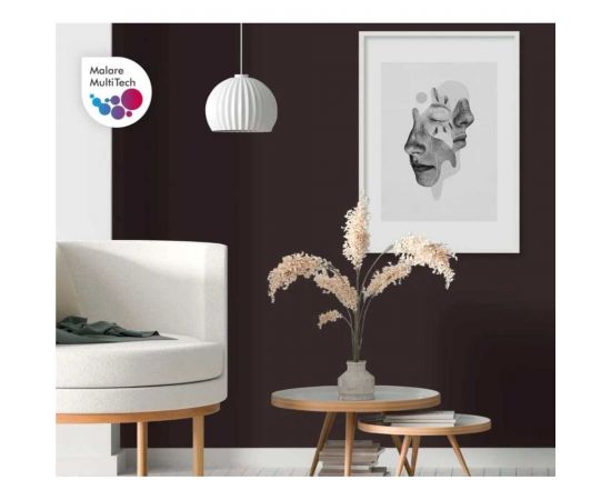 Краска MALARE Euro №20 для стен и обоев, потолков, моющаяся, матовая, горький шоколад, 9 л, 13 кг 2036773352143 – изображение 2