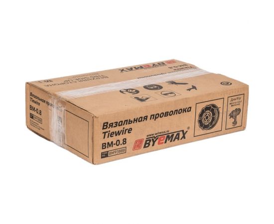 Вязальная проволока для арматуры на катушке BYEMAX 95 м, 0.8 мм, 35 шт BM93888 – изображение 2