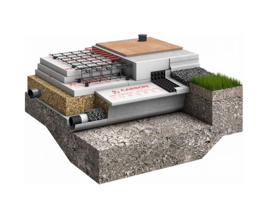 Экструдированный пенополистирол Технониколь XPS CARBON ECO SP LIGHT УШП 2360x580x100 мм, 4 плиты, 5.47 кв.м TN624350 – изображение 4