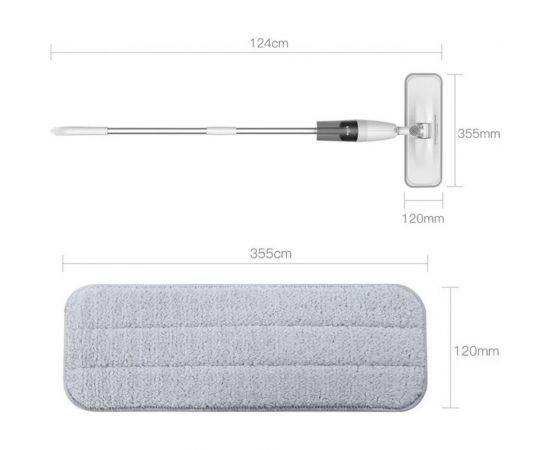 Швабра с распылителем воды Deerma TB500 6955578034107 – изображение 3