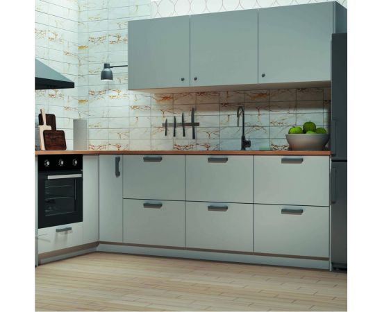 Панель на стену из ПВХ GRACE 955х480 мм Плитка Мраморный фьюжн УТ000074257 – изображение 3