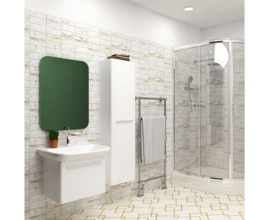 Панель на стену из ПВХ GRACE 955х480 мм Плитка Мраморный фьюжн УТ000074257 – изображение 2