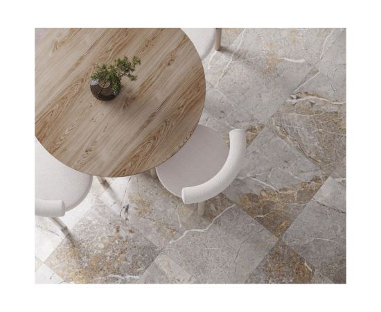 Керамогранит LAPARET Fantastico grey granito 60x60 см, матовый 1.44 кв. м, 4 шт. х9999287039 – изображение 4